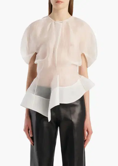 Khaite Rumi Top In Chalk | Thumbnail 3 Khaite Rumi Top In Chalk | Thumbnail 3
