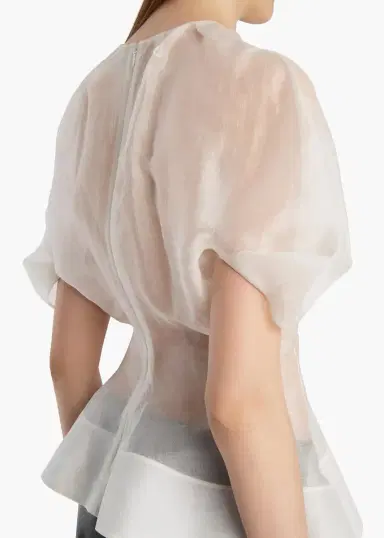 Khaite Rumi Top In Chalk | Thumbnail 6 Khaite Rumi Top In Chalk | Thumbnail 6