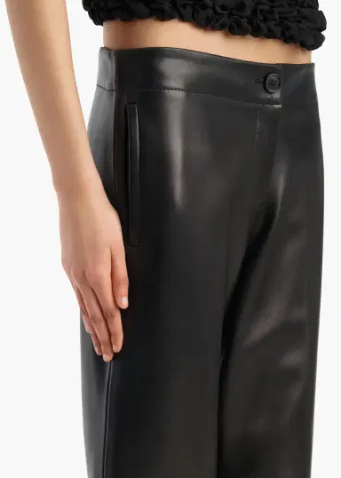 Khaite Mita Pant In Black Leather | Thumbnail 5 Khaite Mita Pant In Black Leather | Thumbnail 5