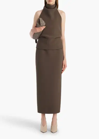 Khaite Rone Top In Clove | Thumbnail 2 Khaite Rone Top In Clove | Thumbnail 2