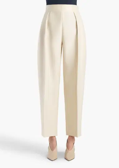 Khaite Somera Pant In Ivory Glow | Thumbnail 3