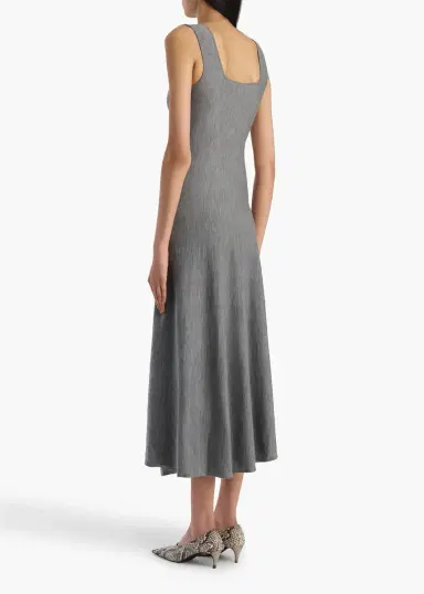 Khaite Seberg Dress In Sterling | Thumbnail 3