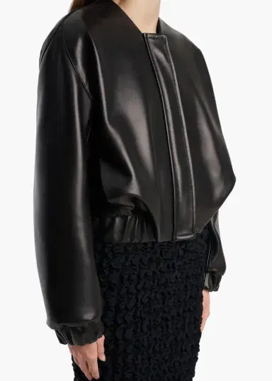 Khaite Cordan Jacket In Black Leather | Thumbnail 5 Khaite Cordan Jacket In Black Leather | Thumbnail 5