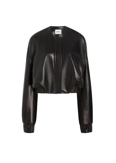 Khaite Cordan Jacket In Black Leather | Thumbnail 1 Khaite Cordan Jacket In Black Leather | Thumbnail 1