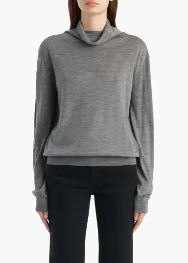 Khaite Annette Sweater In Sterling | Thumbnail 3
