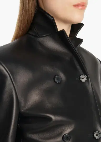 Khaite Rolo Jacket In Black Leather | Thumbnail 5