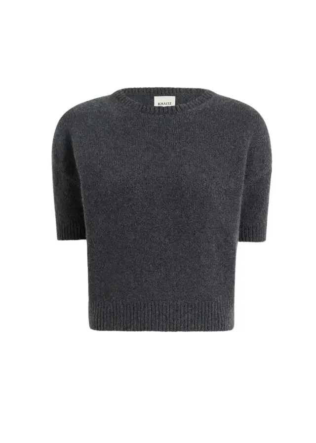 Khaite Golden Sweater In Charcoal