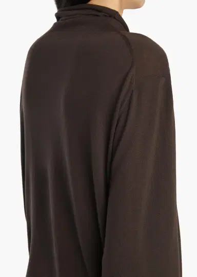 Khaite Annette Sweater In Espresso | Thumbnail 6