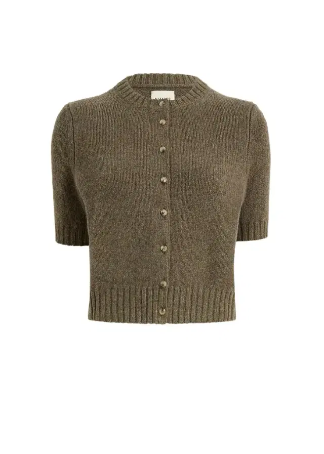 Khaite Nora Cardigan In Artichoke