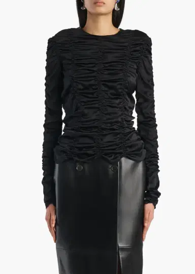 Khaite Rory Top In Black | Thumbnail 3 Khaite Rory Top In Black | Thumbnail 3