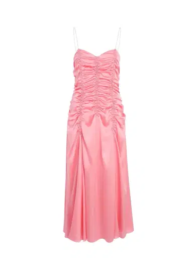 Khaite Raina Dress In Azalea | Thumbnail 1 Khaite Raina Dress In Azalea | Thumbnail 1