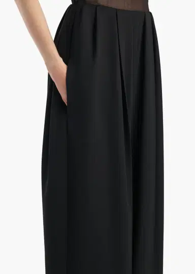 Khaite Kaia Pant In Black Wool | Thumbnail 5 Khaite Kaia Pant In Black Wool | Thumbnail 5