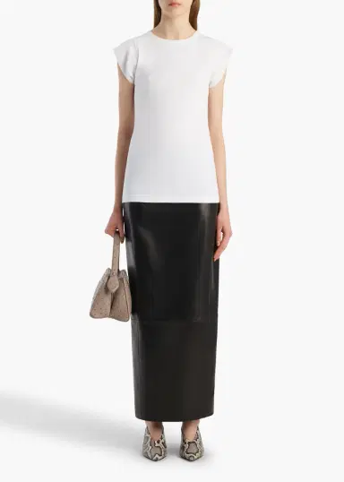 Khaite Angel Top In Chalk | Thumbnail 2 Khaite Angel Top In Chalk | Thumbnail 2