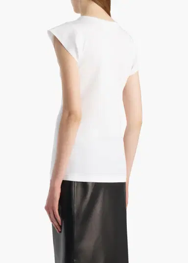 Khaite Angel Top In Chalk | Thumbnail 4 Khaite Angel Top In Chalk | Thumbnail 4
