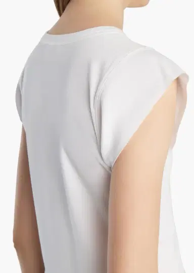Khaite Angel Top In Chalk | Thumbnail 6 Khaite Angel Top In Chalk | Thumbnail 6