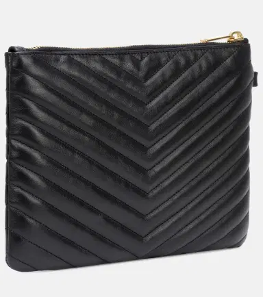 Saint Laurent Cassandre matelassé leather pouch | Thumbnail 3 Saint Laurent Cassandre matelassé leather pouch | Thumbnail 3