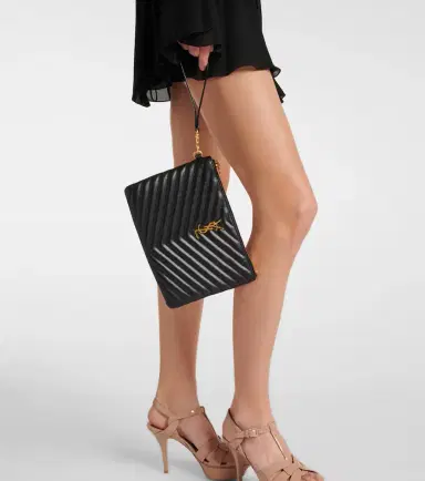 Saint Laurent Cassandre matelassé leather pouch | Thumbnail 6 Saint Laurent Cassandre matelassé leather pouch | Thumbnail 6
