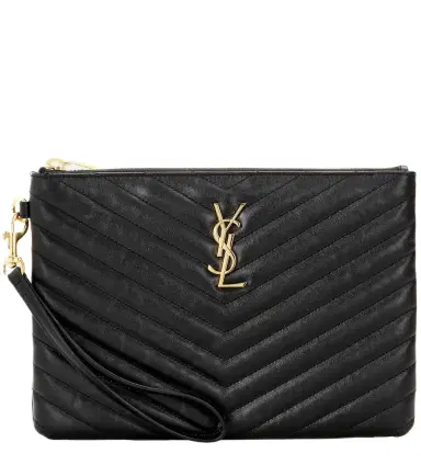 Saint Laurent Cassandre matelassé leather pouch | Thumbnail 1 Saint Laurent Cassandre matelassé leather pouch | Thumbnail 1