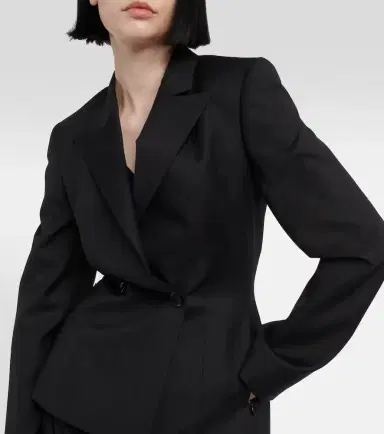 Alaïa Alaïa Herringbone wool gabardine blazer | Thumbnail 4 Alaïa Alaïa Herringbone wool gabardine blazer | Thumbnail 4