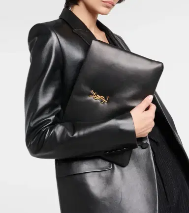 Saint Laurent Calypso Large leather pouch | Thumbnail 2 Saint Laurent Calypso Large leather pouch | Thumbnail 2