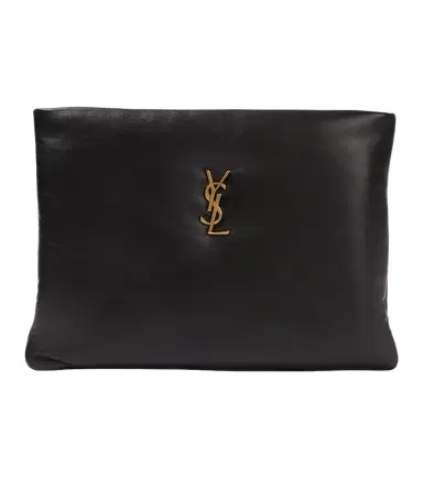 Saint Laurent Calypso Large leather pouch | Thumbnail 1 Saint Laurent Calypso Large leather pouch | Thumbnail 1