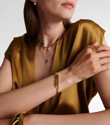 Ileana Makri Cascade Overlap Falls 18kt gold bracelet with diamonds | Thumbnail 4 Ileana Makri Cascade Overlap Falls 18kt gold bracelet with diamonds | Thumbnail 4