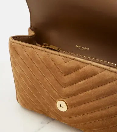Saint Laurent College Medium suede crossbody bag | Thumbnail 3 Saint Laurent College Medium suede crossbody bag | Thumbnail 3