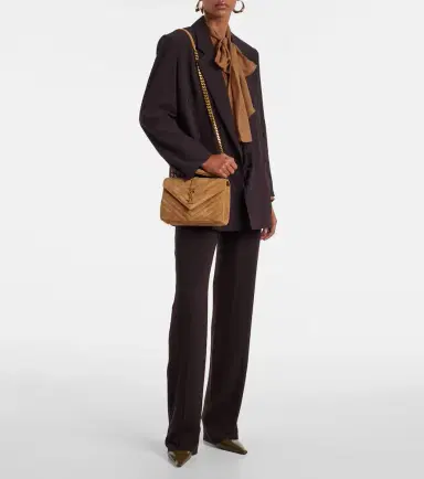 Saint Laurent College Medium suede crossbody bag | Thumbnail 5 Saint Laurent College Medium suede crossbody bag | Thumbnail 5