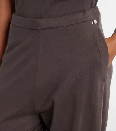 Extreme Cashmere N°353 Relax cotton and cashmere wide-leg pants | Thumbnail 4