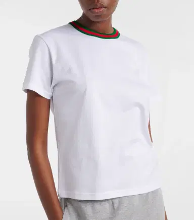 Gucci Webstripe cotton jersey T-shirt | Thumbnail 2
