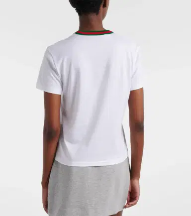 Gucci Webstripe cotton jersey T-shirt | Thumbnail 3