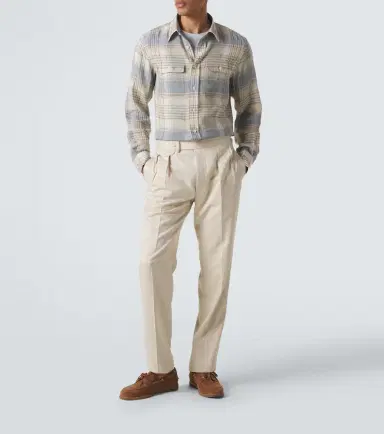 Ralph Lauren Purple Label Plaid linen shirt | Thumbnail 4 Ralph Lauren Purple Label Plaid linen shirt | Thumbnail 4