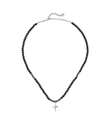 Sydney Evan Star 14kt white gold beaded necklace with diamonds | Thumbnail 1 Sydney Evan Star 14kt white gold beaded necklace with diamonds | Thumbnail 1
