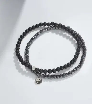 Sydney Evan 14kt white gold set of 2 bracelets with diamonds and gemstones | Thumbnail 4 Sydney Evan 14kt white gold set of 2 bracelets with diamonds and gemstones | Thumbnail 4
