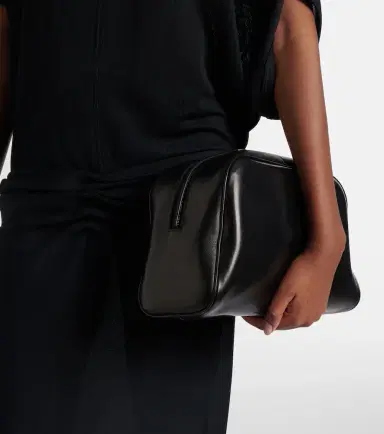 The Row Leila Small leather clutch | Thumbnail 7