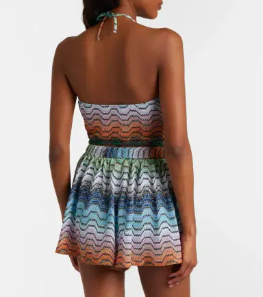 Missoni Wave halterneck lamé top | Thumbnail 2