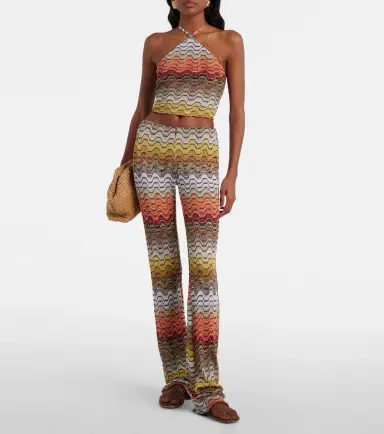 Missoni Wave halterneck lamé top | Thumbnail 4