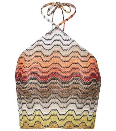Missoni Wave halterneck lamé top | Thumbnail 1