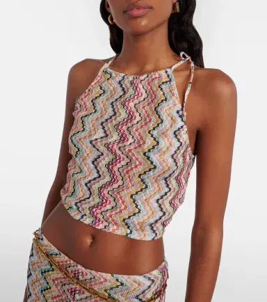 Missoni Zigzag crop top | Thumbnail 3