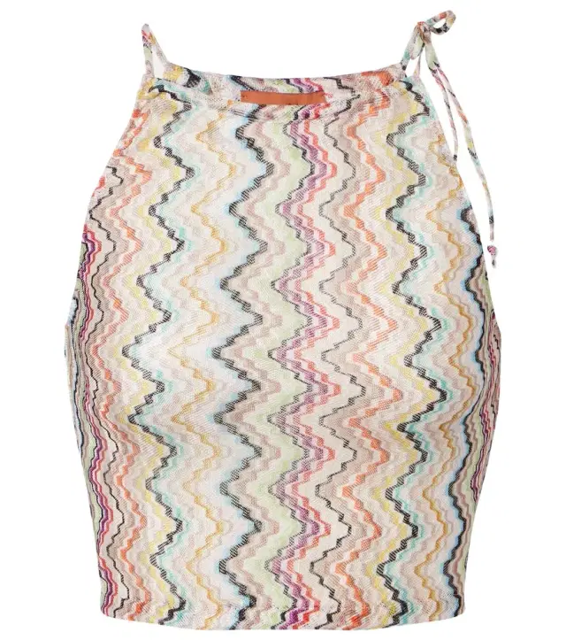 Zigzag crop top