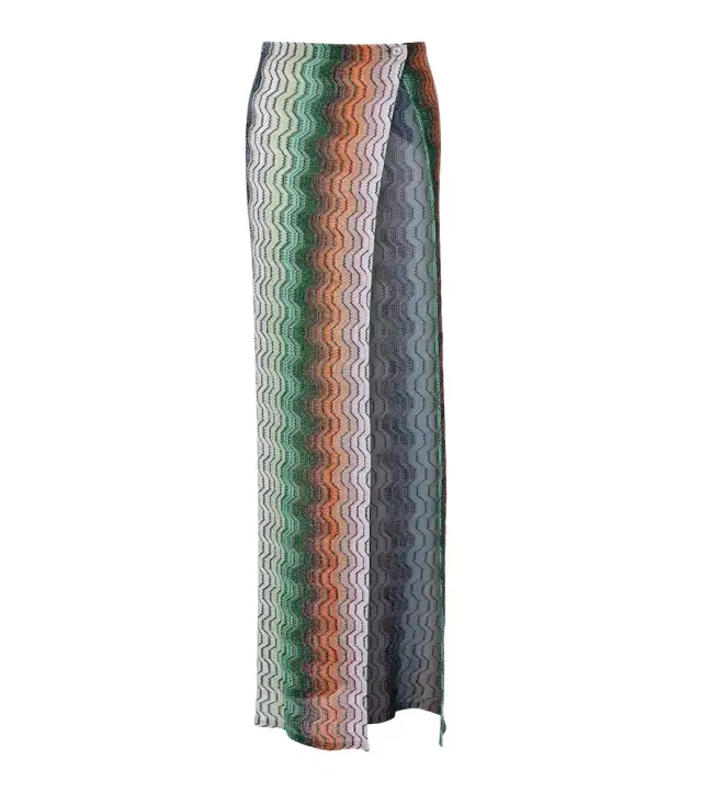 Missoni Wave lamé beach cover-up