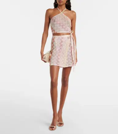 Missoni Lamé wrap skirt | Thumbnail 3