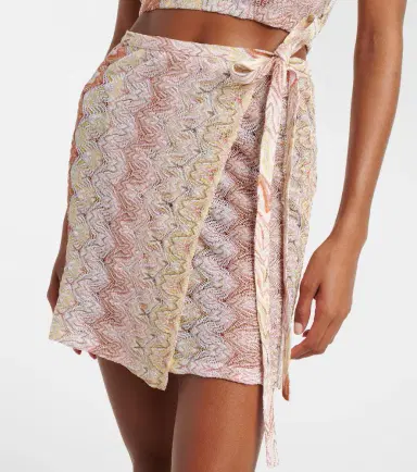 Missoni Lamé wrap skirt | Thumbnail 4