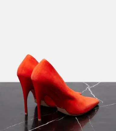 Balenciaga Duchesse suede pumps | Thumbnail 4