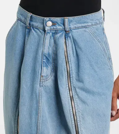 Coperni Front-slit balloon jeans | Thumbnail 2 Coperni Front-slit balloon jeans | Thumbnail 2