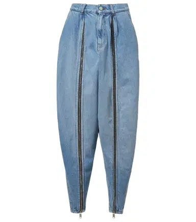 Coperni Front-slit balloon jeans | Thumbnail 1 Coperni Front-slit balloon jeans | Thumbnail 1