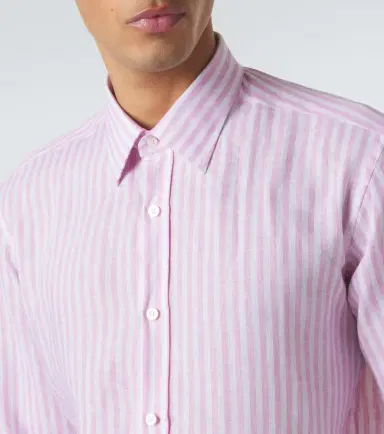 Charvet Striped linen shirt | Thumbnail 3 Charvet Striped linen shirt | Thumbnail 3