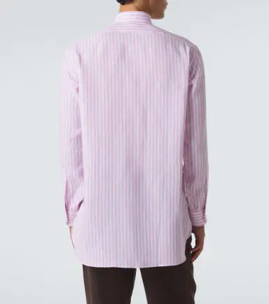 Charvet Striped linen shirt | Thumbnail 4 Charvet Striped linen shirt | Thumbnail 4