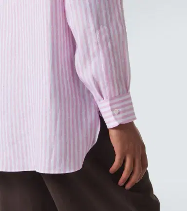 Charvet Striped linen shirt | Thumbnail 5 Charvet Striped linen shirt | Thumbnail 5