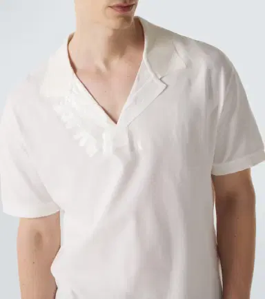 Maison Margiela Cotton piqué polo shirt | Thumbnail 4